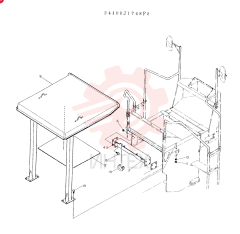 CANOPY GROUP, ROPS, CONSISTS OF REF 2 TO 5