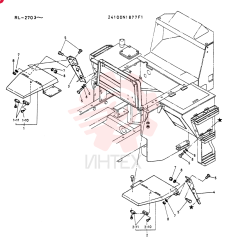 Схема (LK300A) - WHEEL LOADER ASN RL2703 (1/03-12/03) 24100N1877F1
