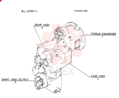 Схема (LK300A) - WHEEL LOADER ASN RL2703 (1/03-12/03) 2453U184