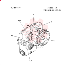 TRANSMISSION, ZOKI (FOR 3 FWD. 3 RVSE), (VB0612-00297-2)