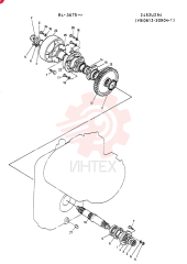 SHAFT   ASSY,   OUTPUT(VB0612-30904-1)