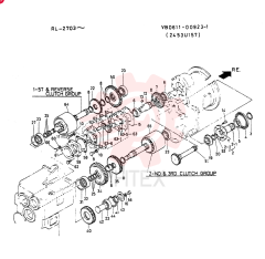 Схема (LK300A) - WHEEL LOADER ASN RL2703 (1/03-12/03) VB0611-00923-1