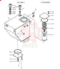 Схема (LK300A) - WHEEL LOADER ASN RL2703 (1/03-12/03) 24100N1590F3
