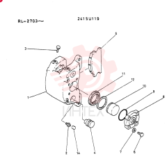 BRAKE ASSY. 2415U119