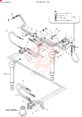 HYDR LINES, OUTRRIGER 24100J3111F2