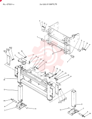 OUTRIGGER ASSY, Serial Range: RL.2703-RL.3232