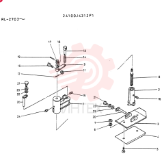 Схема (LK300A) - WHEEL LOADER ASN RL2703 (1/03-12/03) 24100J4312F1