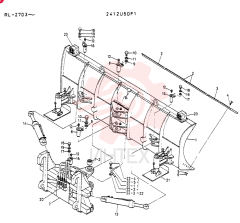 PLOW ASSY. ANG QUICK 2412U50F1