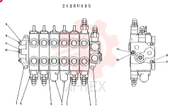 VALVE  ASSY,  CONTROL CONSISTS OF ITEM 1 TO 11