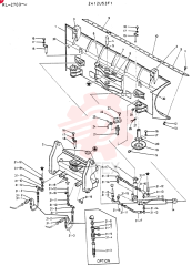 PLOW ASSY. ANGLING 2412U49F1