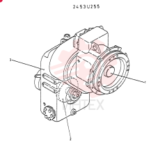Схема (LK400) - WHEEL LOADER ASN RA1003 (1/03-12/03) 2453U255