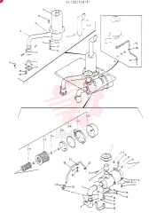 MUFFLER ANG AIR CLEANER GROUP 24100J7261F1