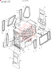 CAB ASSY(2-SEAT) 2427U446F1 (1)