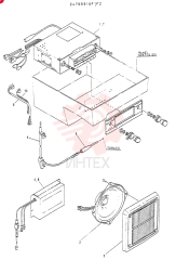 CAR-RADIO ASSY  RA.1003 to RA. 1314