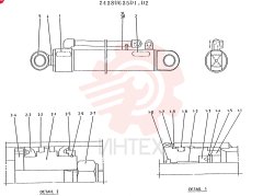 CYLINDER ASSY (CONSISTS OF REF 1 TO 5)