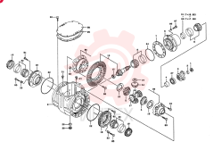 DIFFERENTIAL ASSY, Start Serial: 4501- KL37301-20450