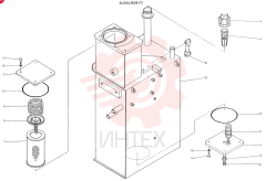 TANK ASSY, HYDR, CONSISTS OF REF 2 TO 17