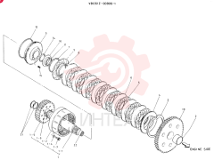 Схема (LK500) - WHEEL LOADER ASN RM1015 (1/03-12/03) VB0612-00906-1