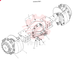Схема (LK500) - WHEEL LOADER ASN RM1015 (1/03-12/03) 24100X1278F1