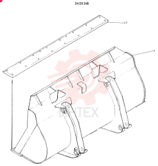 BUCKET ASSY, INCLUDES REF 1-1