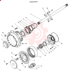 Схема (LK500) - WHEEL LOADER ASN RM1015 (1/03-12/03) 24100J4323F1
