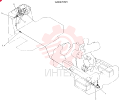Схема (LK500) - WHEEL LOADER ASN RM1015 (1/03-12/03) 24100N2519F1