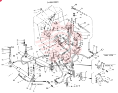 HYDR LINES, STEER, CONSISTS OF REF 1 TO 70