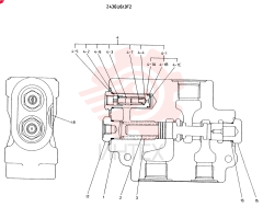 KIT DIA, CRAWLER EXC 2436U613F2