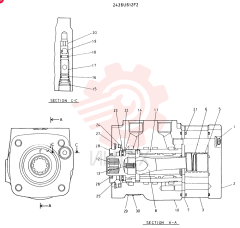 STEERING BOX 2436U612F2