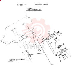 BUCKET-LEVELER GROUP, Serial Range: RM.2001-RM.2057