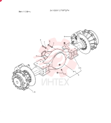 AXLE ASSY 24100XI278F2