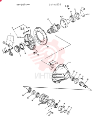NOSPIN DIFF ASSY 2414U235