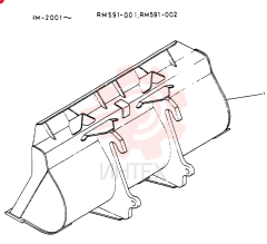 BUCKET  ASSY,   QUICK, Serial Range: RM.2001-RM.2061