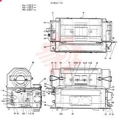 Схема (LK500) - WHEEL LOADER BTW RM1139 - RM2000 (1/03-12/03) 2480U124