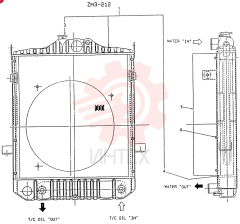 RADIATOR ASSY  2201-  to