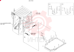 CAB ASSY, ROPS (SEE FIG. 09-002)