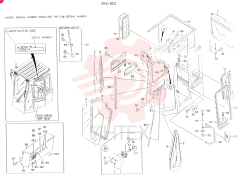 CAB ASSY, ROPS (INC. SEC 903), Start Serial: 1