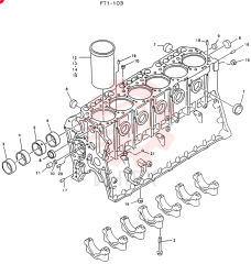 BLOCK ASSY,CYLINDER, Start Serial: 26475-