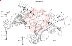 SUPPORT GROUP, AXLE CONSISTS OF REF1 TO 33