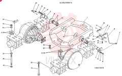 SUPPORT GROUP, AXLE CONSISTS OF REF.1 TO 29