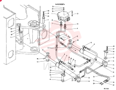 HYDR LINES, STEER CONSISTS OF REF 1 TO 37