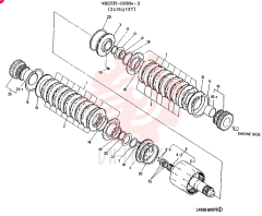 Схема (LK600) - WHEEL LOADER ASN RE1002 (1/03-12/03) VB0335-00904-2