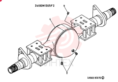 HOUSINS ASSY CONSISTS OF  REF  2 TO  5