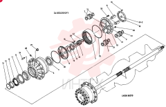 Схема (LK600) - WHEEL LOADER ASN RE1002 (1/03-12/03) 24100J2510F1