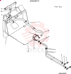 Схема (LK600) - WHEEL LOADER ASN RE1002 (1/03-12/03) 24100J2917F2