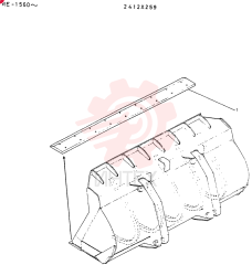 BUCKET ASSY, 2.1M³