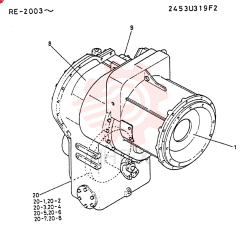 Схема (LK600A) - WHEEL LOADER ASN RE2003 (1/03-12/03) 2453U319F2