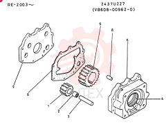 Схема (LK600A) - WHEEL LOADER ASN RE2003 (1/03-12/03) 2437U227