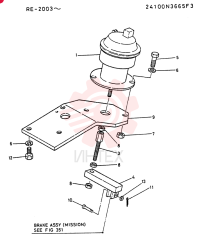 CONTROL  GROUP.  BRAKE 24100N3665F3