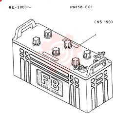 BATTERY RM158-001